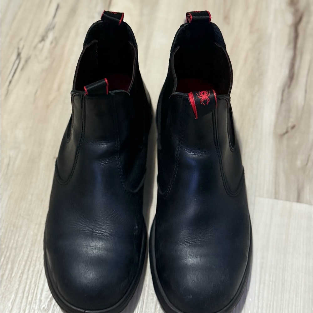 Redback Boots Black Leather Men's Boots